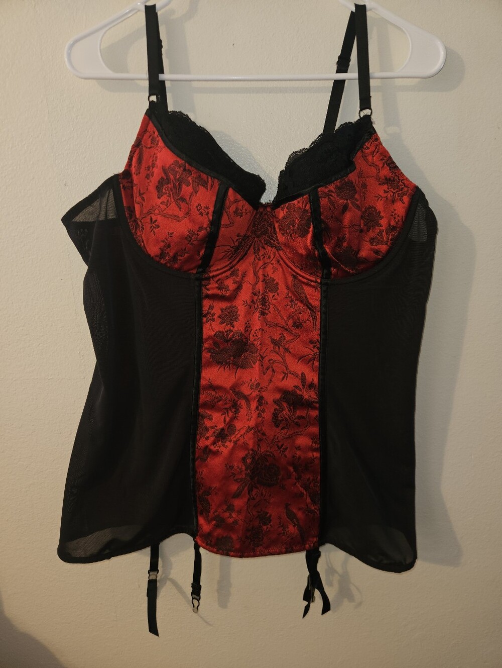 Hips And Curves Red And Black Corset Size 2x